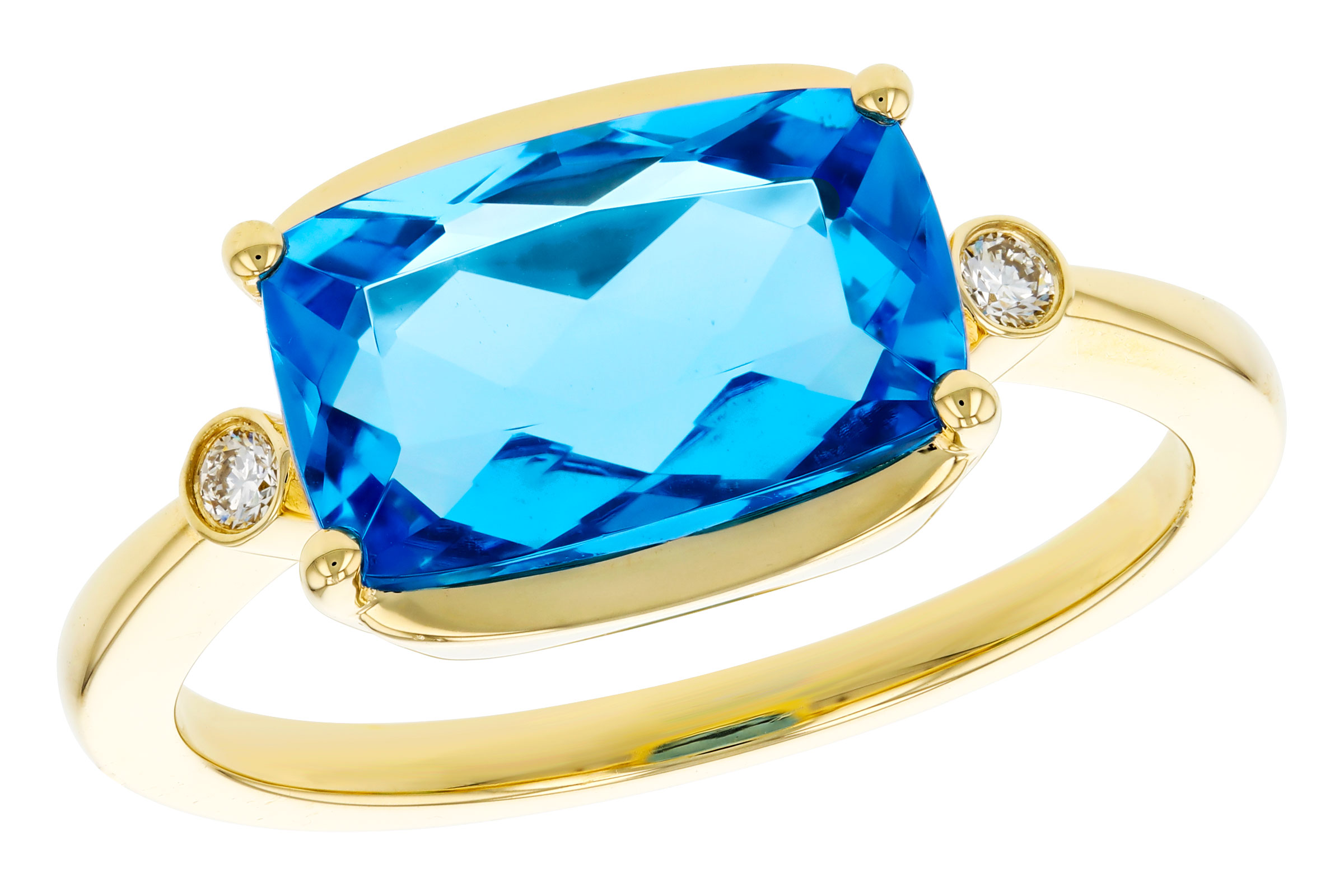 K276-20374: LDS RG 2.88 BLUE TOPAZ 2.92 TGW (11x7MM BT)
