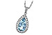 L006-26801: NECKLACE 2.20 AQUA 2.55 TGW
