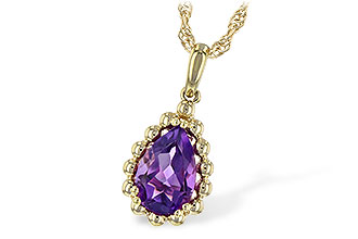 L189-85883: NECKLACE 1.06 CT AMETHYST