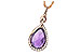L189-90447: NECK 3.91 AMETHYST 4.10 TGW
