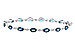 L190-78629: BRACELET 7.20 LONDON BLUE TOPAZ 7.36 TGW