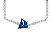 L190-79465: NECK .87 LONDON BLUE TOPAZ .95 TGW