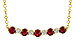 L190-81274: NECK .58 TW RUBY .70 TGW