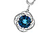 L274-39520: NECK 2.90 LONDON BLUE TOPAZ 3.05 TGW (9MM LBT)