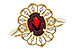 L274-39538: LDS RG .80 GARNET .92 TGW (7x5MM GAR)