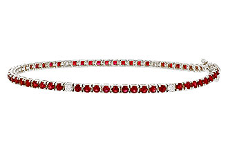 L275-28629: BRACELET 3.04 RUBY 3.29 TGW (7")