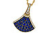 L275-31356: NECKLACE .71 TW SAPPHIRE .85 TGW
