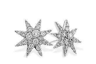 L275-34029: EARRINGS .50 TW