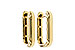 L275-34083: GOLD EARRINGS (15MM)
