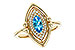 L275-35838: LDS RG .54 BLUE TOPAZ .70 TGW (8x4MM BT)