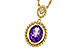 L275-35847: NECKLACE 1.38 AMETHYST 1.40 TGW (9x7MM AMY)