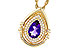 L276-18592: NECKLACE .70 AMETHYST .86 TGW (8x5MM AMY)