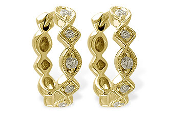 M001-64001: EARRINGS .22 TW