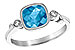 M187-15856: LDS RG 1.66 BLUE TOPAZ 1.71 TGW