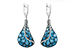 M188-04929: EARR 6.86 BLUE TOPAZ 7.05 TGW