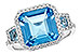 M190-80410: LDS RG 4.40 TW BLUE TOPAZ 4.60 TGW