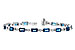 M273-47674: BRACELET 7.90 LONDON BLUE TOPAZ 8.13 TGW