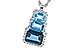 M274-39529: NECK 2.48 TW BLUE TOPAZ 2.64 TGW