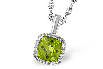 M274-42265: NECKLACE .95 CT PERIDOT