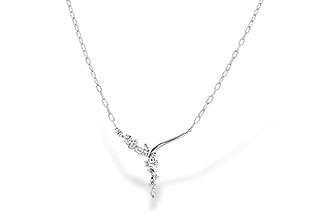 M274-43129: NECKLACE 1.22 TW FANCY CUT DIAMONDS (18")