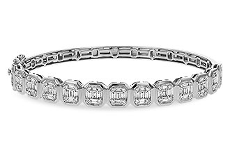 M275-27701: BANGLE .81 TW BAGUETTE 1.00 TW