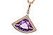 M275-29465: NECKLACE 2.80 AMETHYST 2.97 TGW