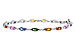M275-29529: BRACELET 4.76 MULTI-COLOR SAPPH 5.08 TGW (7")