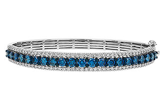 M275-32238: BANGLE 4.05 BLUE DIAS 5.50 TW