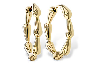 M275-33138: GOLD EARRINGS (21MM)