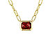 M275-33156: NECKLACE 1.45 GARNET (18")