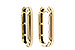 M275-33174: GOLD EARRINGS (18MM)