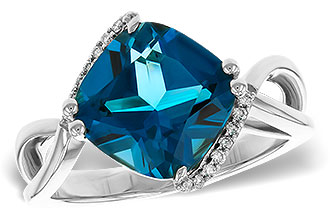 M275-34047: LDS RG 4.42 LONDON BLUE TOPAZ 4.50 TGW (10MM LBT)