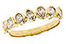 M275-34083: LDS DIA WED RG .62 TW FANCY CUT DIAS
