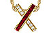 M275-35838: NECKLACE .53 TW RUBY .70 TGW