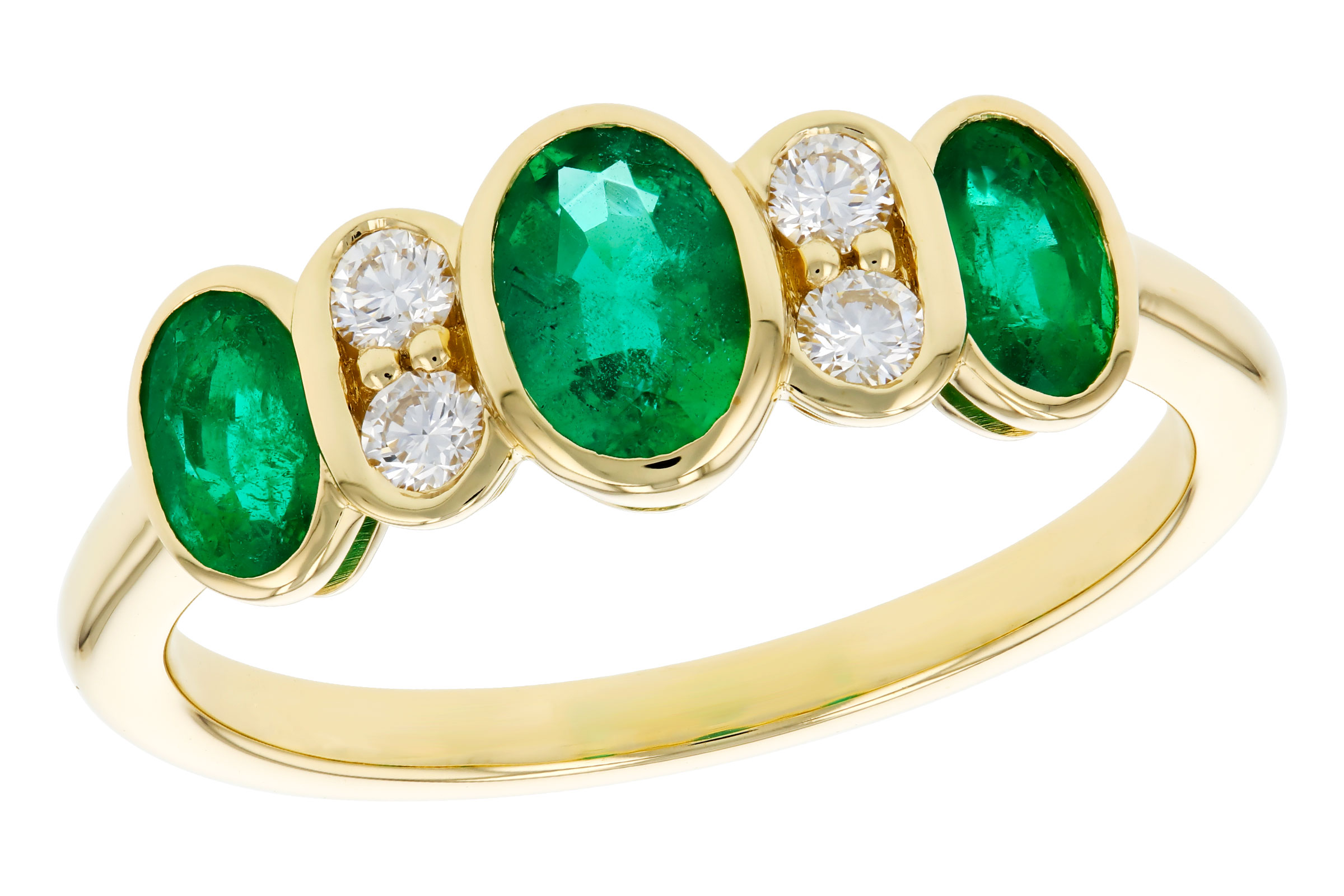 M276-21301: LDS RG .90 TW EMERALD 1.05 TGW