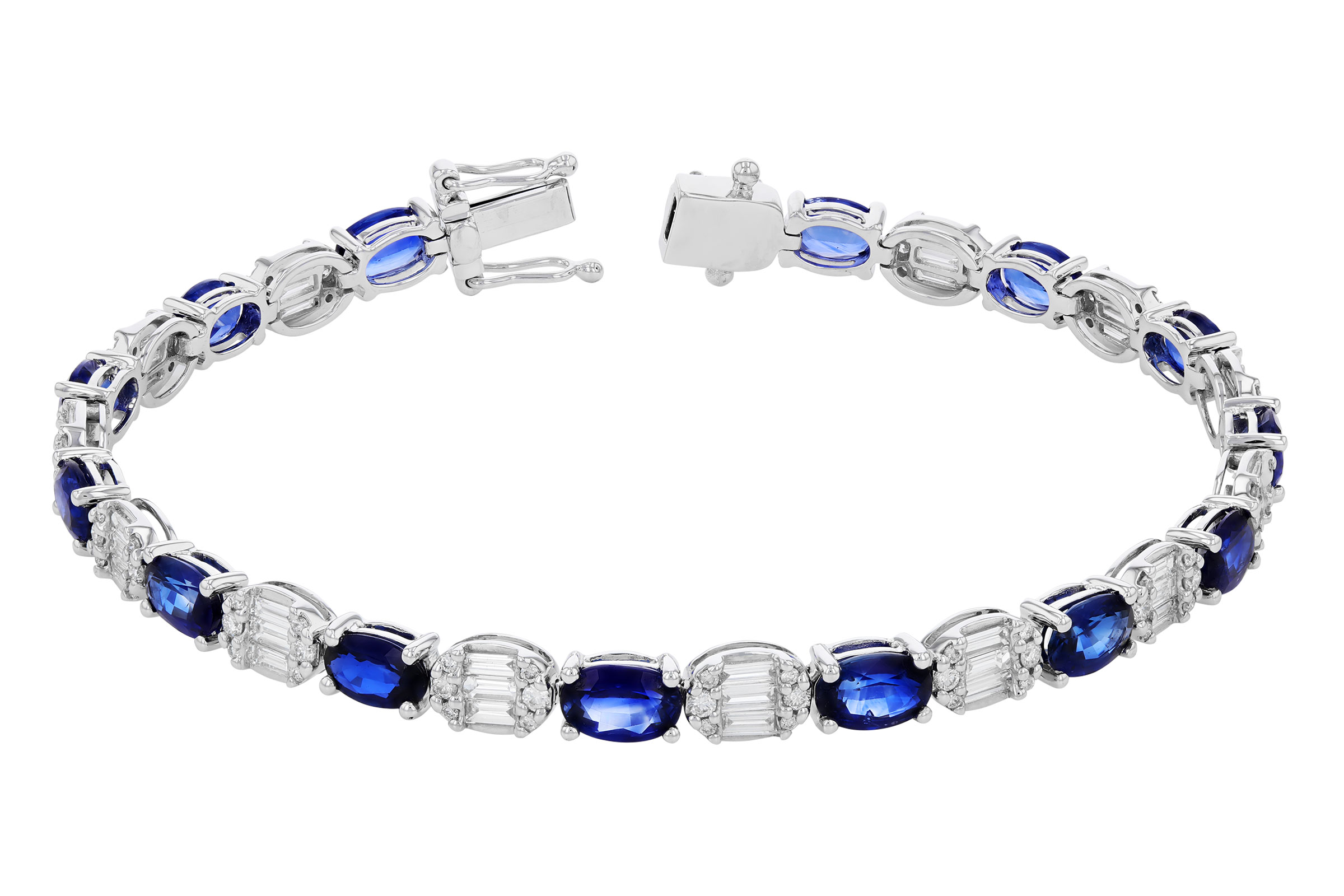 L276-19538: BRACELET 7.28 TW SAPPHIRE 8.98 TGW (7")